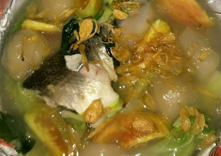 Cara mengolah Kuah asam ikan bandeng, Lezat Sekali