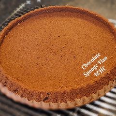 A picture of 🍫🥮Chocolate Sponge Flan Case🥮🍫.