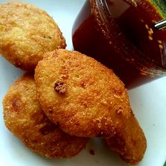Leftover rice cutlets A picture of Leftover rice cutlets.