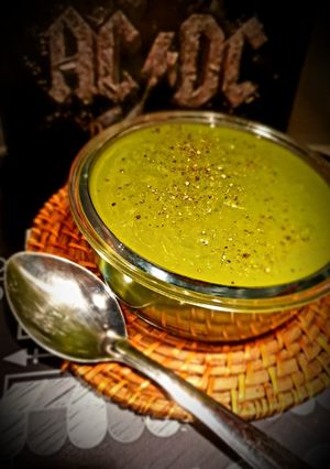 Une photo de Potage de petits pois