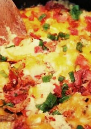 A picture of Creamy Bacon Potato Bake.