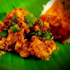 A picture of Jeera Aloo (Roasted Potatoes with Cumin).