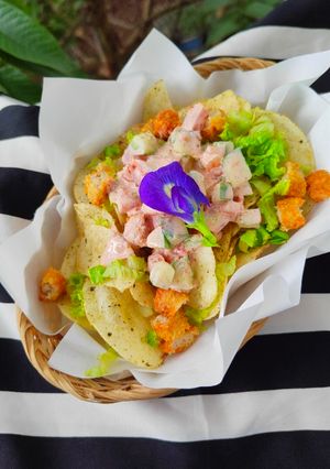 Foto resep Keripik Kentang Salad Yogurt