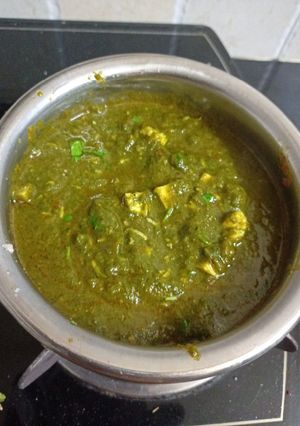 પાલક પનીર સબ્જી (Palak Paneer Sabji Recipe In Gujarati) રેસીપી મુખ્ય ફોટો