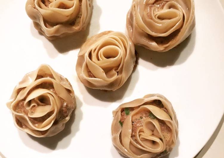 Rose dumplings