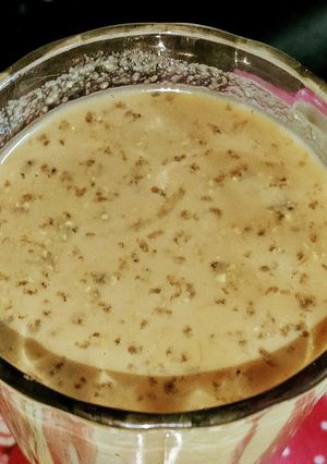 A picture of Pan shake with Gond katira.