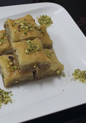 صورة لوصفة بقلاوة