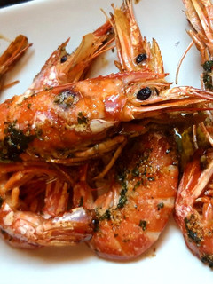 Una foto de Gambones al horno