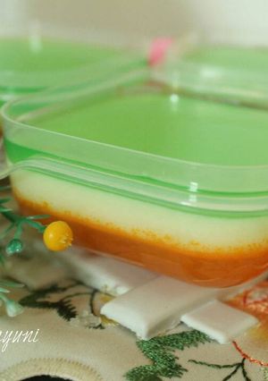 Foto resep Puding Pelangi 3 Rasa