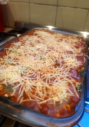 Una foto de Lasagna de berenjenas