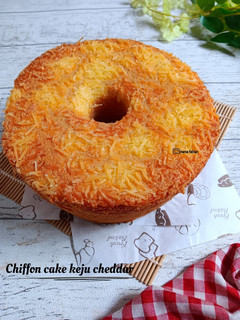 Foto resep Chiffon cake keju cheddar