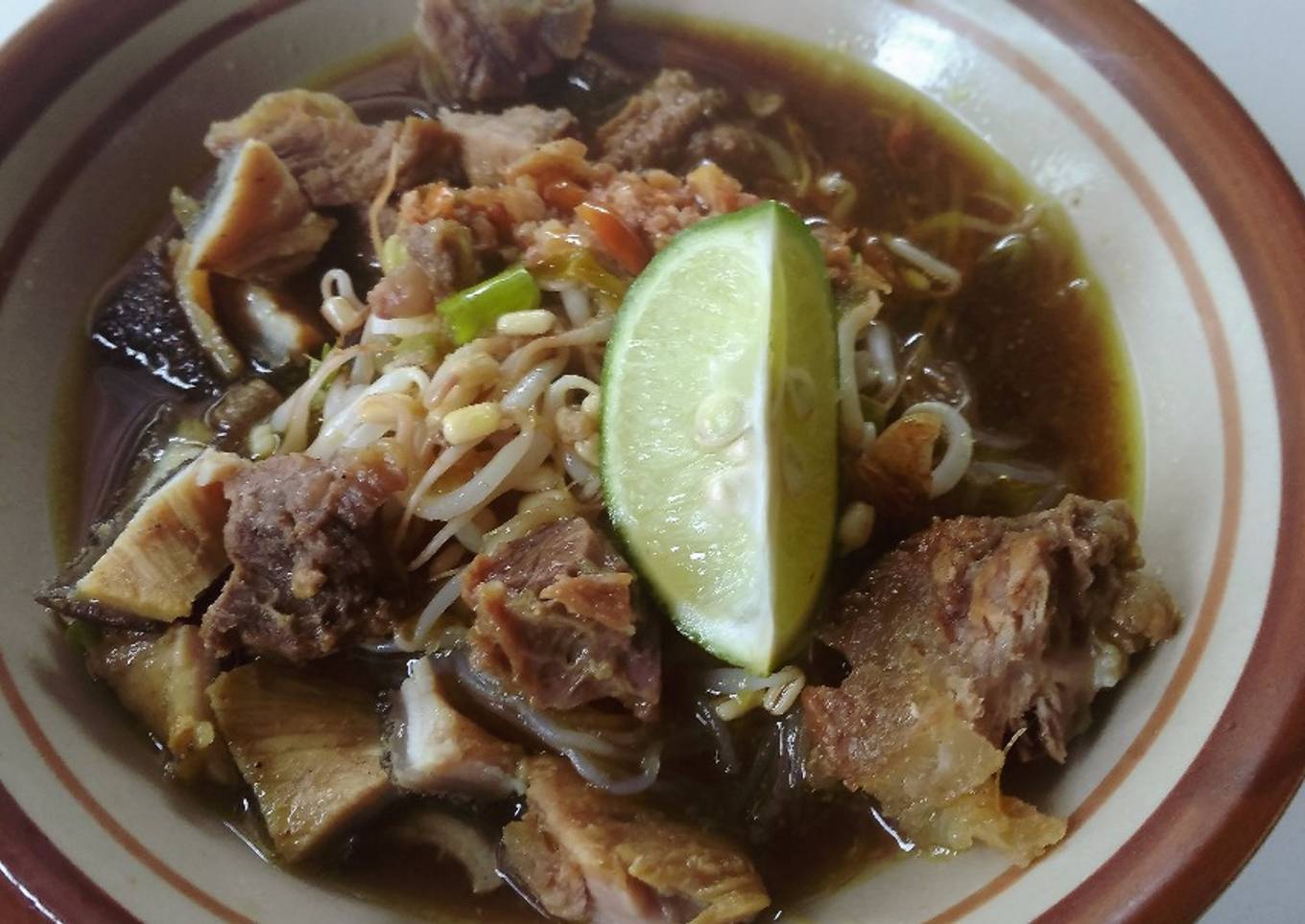 Soto Sapi Tanpa Santan