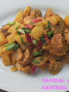 Foto resep Sambal goreng kentang pentol