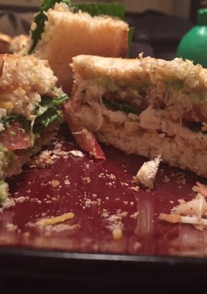 A picture of Avocado Shrimp Sandwich.