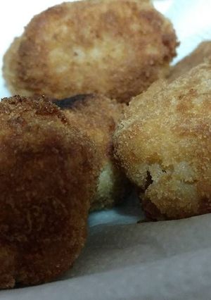 Una foto de Croquetas de arroz
