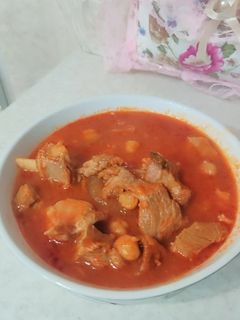 صورة لوصفة تشريب لحم عراقي