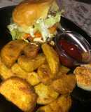 Copycat KFC potato wedges