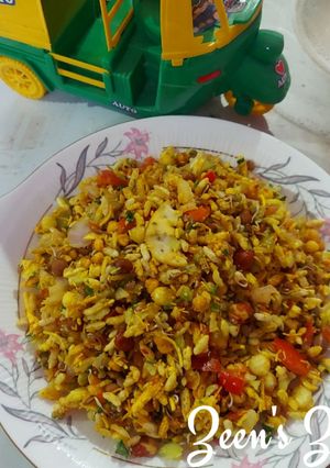 A picture of Sprouted Bhel.