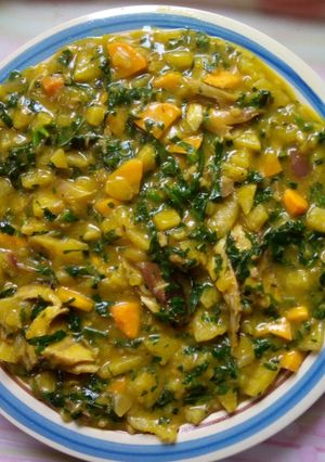 A picture of Plantain porridge.