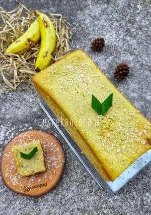 Foto resep Bolu pisang keju panggang