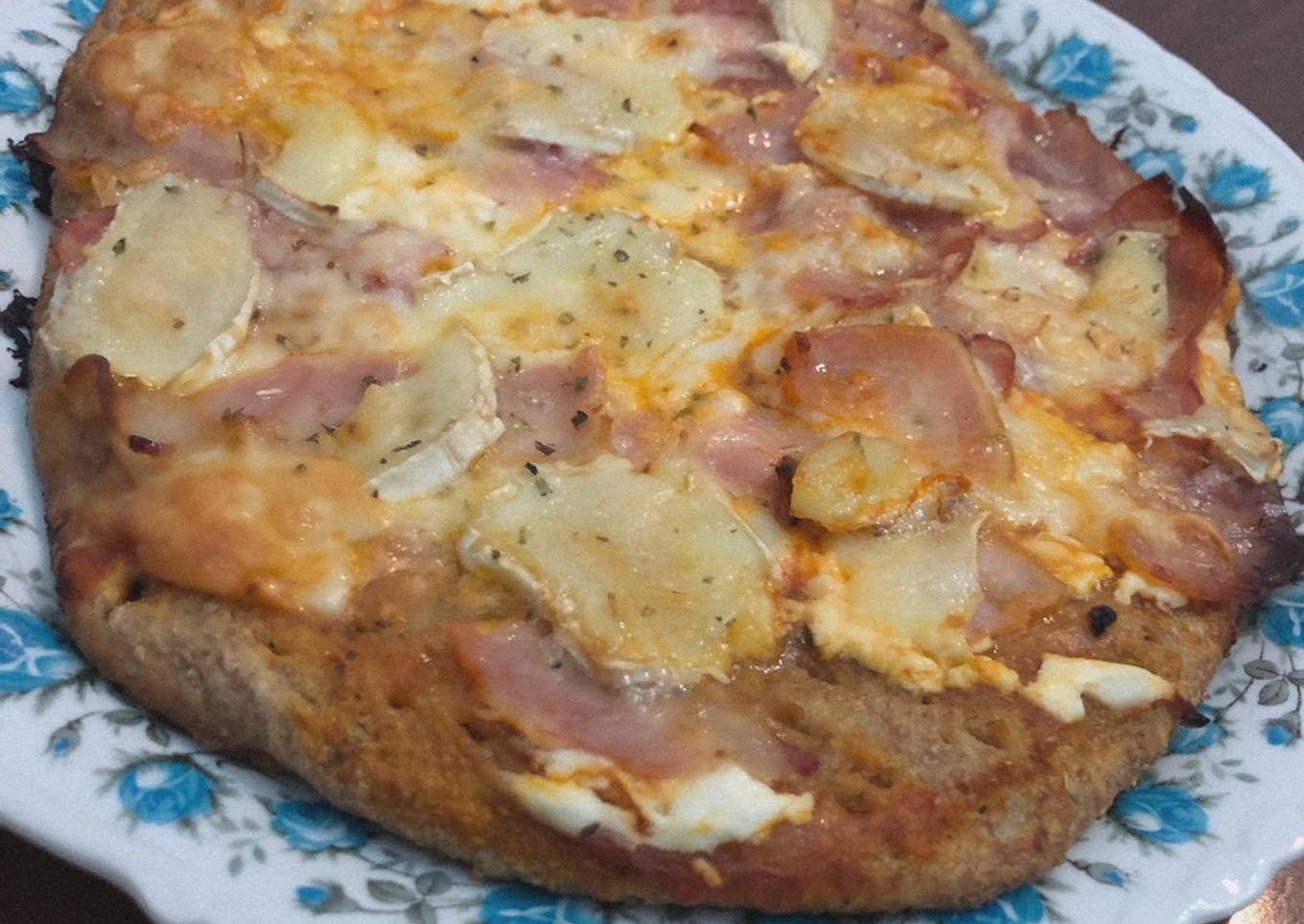 Base de pizza casera de harina integral 🍕