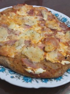 Una foto de Base de pizza casera de harina integral 🍕
