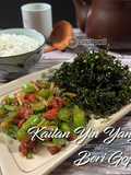 Kailan Yin Yang dengan Beri Goji