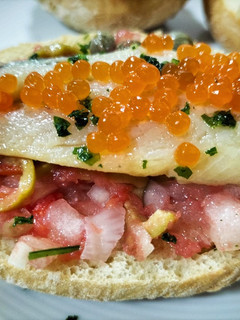 Una foto de Pintxo de arenque