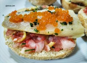 Una foto de Pintxo de arenque