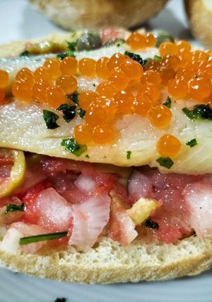 Una foto de Pintxo de arenque
