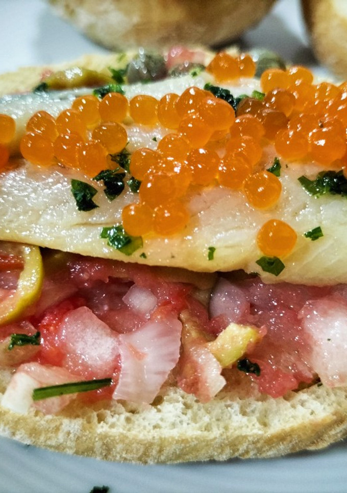 Una foto de Pintxo de arenque