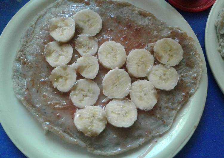 Step-by-Step Guide to Prepare Homemade Panqueque de banana con quinua extruída y chía