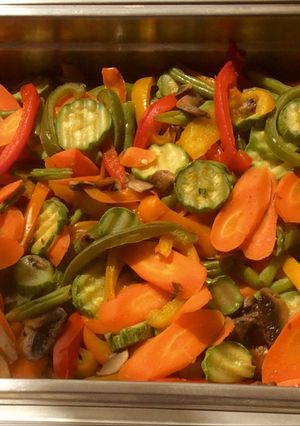 Una foto de Verduras salteadas