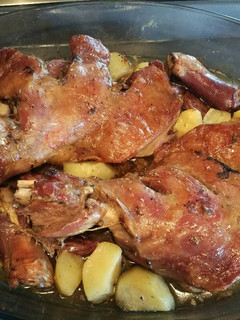 Una foto de Cordero asado, fácil