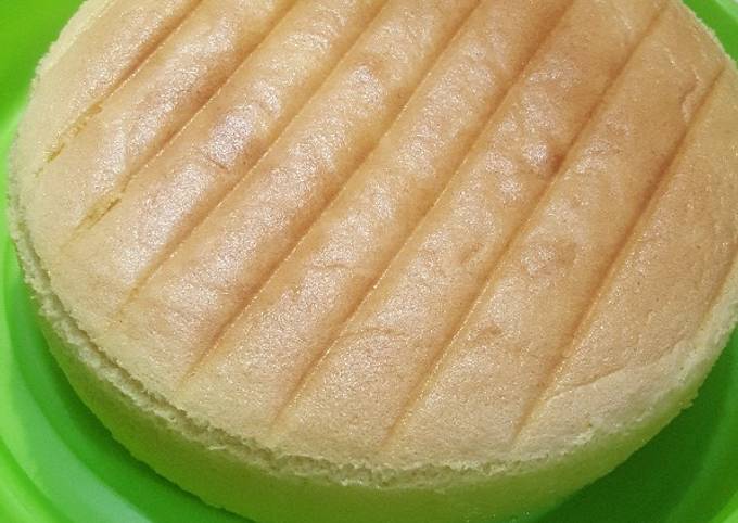 Condensed Milk Cotton Cake (Metode Au Bain Marine)