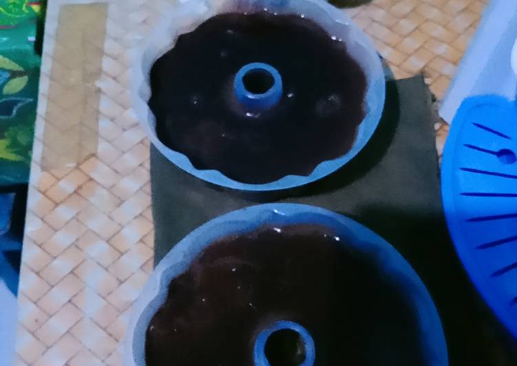 Langkah Mudah untuk Mengolah Puding coklat Fla enak Mudah