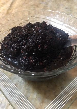 Una foto de Mermelada de moras silvestres