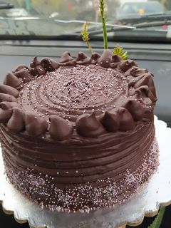 عکسی از دستور 🍫😍کیک فول شکلاتی کیک تولد فرشته زمینی 😍 🍫