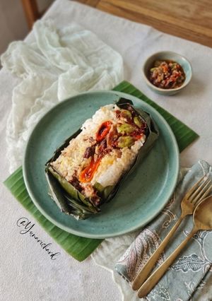 Foto resep Nasi Bakar Cumi