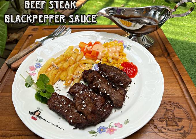 Resep Beef Steak Blackpepper Sauce Steak Daging Sapi Ala Resto With