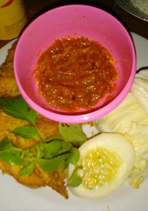 Foto resep Sambel ala pecel lele mantap