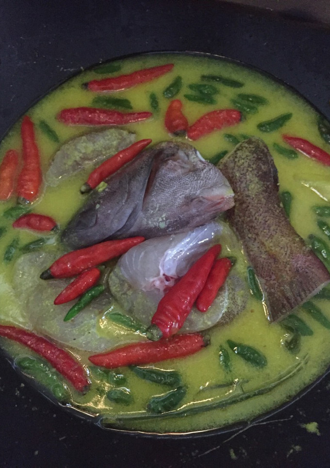 Foto resep Gulai masin ikan kerapu