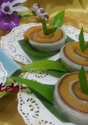 Foto resep Kue Talam Gulung Ubi Jalar