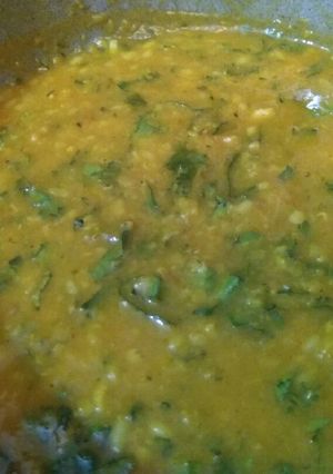 A picture of Moong Dal Methi.