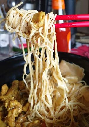 Foto resep Mie Ayam Kampung mie nya dari tep keto #keto #debm