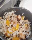 Basmati rice & wild rice cooked on induction hob.😋😋😋
