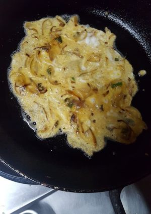 A picture of Vegetable omelette.