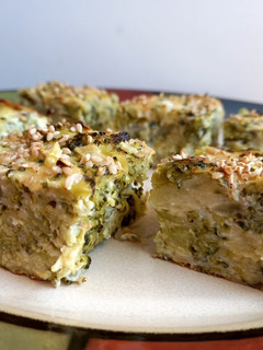 Una foto de Soufflé de brócoli