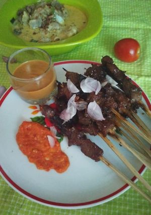 Foto resep Sate kambing bumbu Jawa