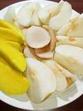 Fruits Platter (Peach, Pear dan Kuini)